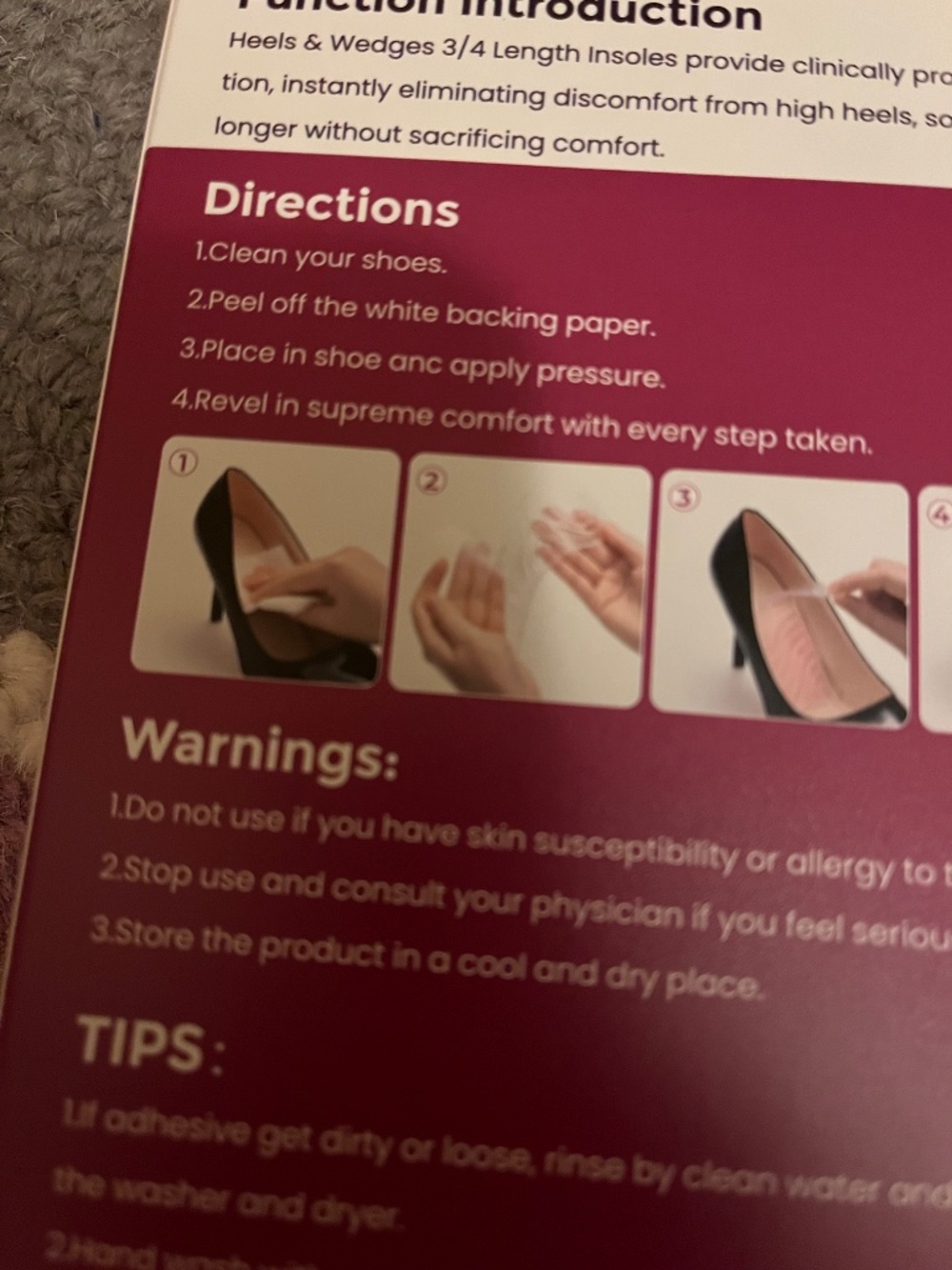 Heel Inserts - Picture 3 of 4